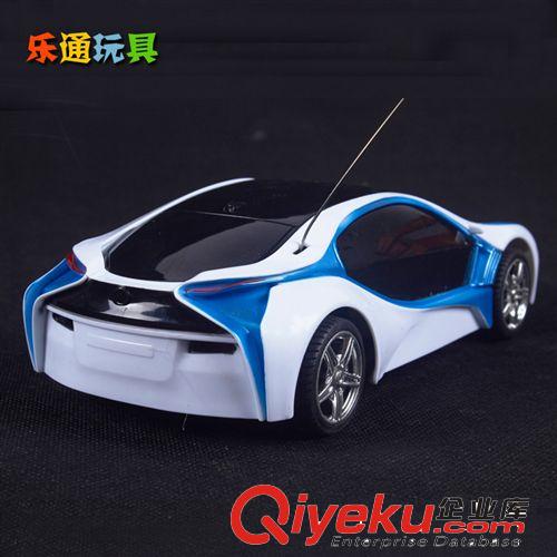 新款仿真充電1:20 寶馬概念車i8四通遙控汽車模型3D光效兒童玩具原始圖片3