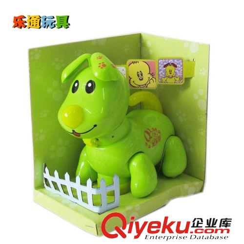 大號(hào)電動(dòng)萬(wàn)向燈光音樂(lè)QQ小狗 電動(dòng)玩具 電動(dòng)狗 兒童益智玩具批發(fā)原始圖片3