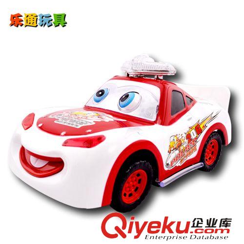 正版閃電跳舞車特技車有表情兒童玩具車卡通警車萬向輪益智玩具車