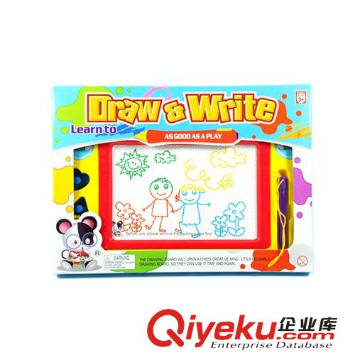 小乖乖toys 琪趣磁性寫字板彩色畫畫板寶寶學習必備 益智玩具批發(fā)原始圖片2