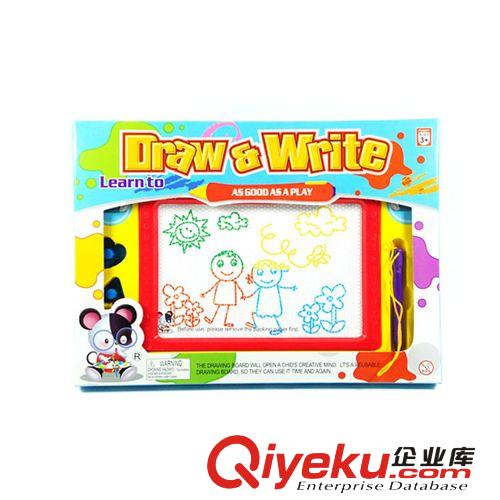 小乖乖toys 琪趣磁性寫字板彩色畫畫板寶寶學習必備 益智玩具批發(fā)原始圖片3
