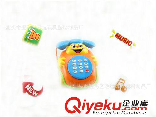 批發新穎款式 兒童創意電動卡通音樂電話機車 4色混裝 質量超好