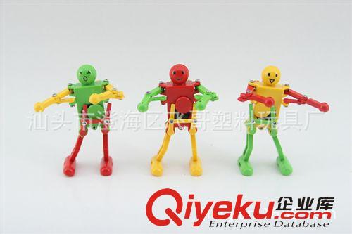K050314 上鏈跳舞機器人（3色混裝）新奇特小玩具 贈品 玩具批發(fā)原始圖片2