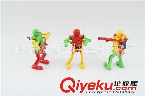 K050314 上鏈跳舞機器人（3色混裝）新奇特小玩具 贈品 玩具批發(fā)原始圖片3