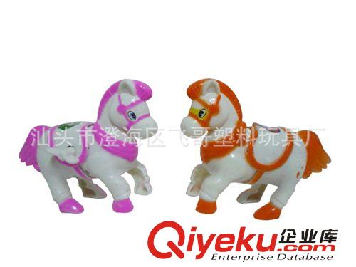 K042009上鏈馬 上鏈發(fā)條跳跳馬 賽馬 兒童玩具 兒童地攤熱賣品