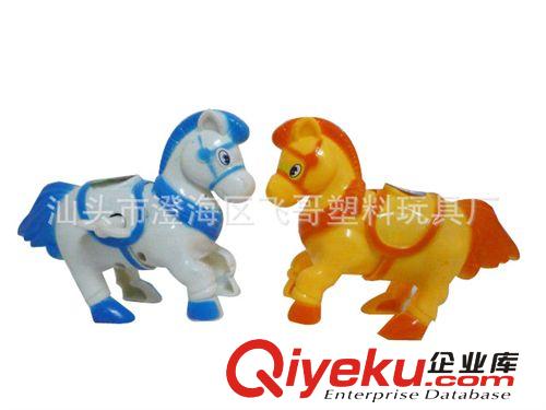 K042009上鏈馬 上鏈發(fā)條跳跳馬 賽馬 兒童玩具 兒童地攤熱賣品