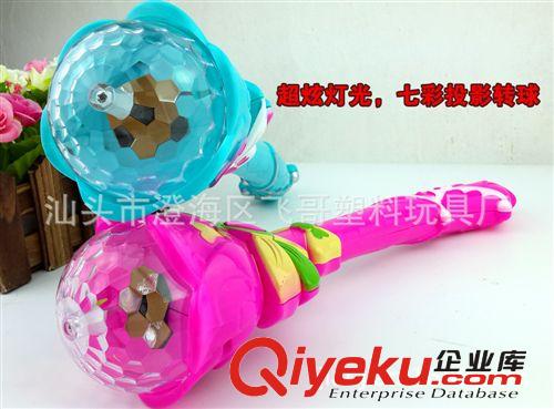 K057144舞燈閃光棒 兩色混裝 投影旋轉閃光棒 熱銷爆款地攤玩具原始圖片3