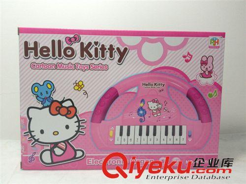 益智音樂電子琴Hello Kitty方向盤型電子琴帶燈光音樂 早教電子琴原始圖片3