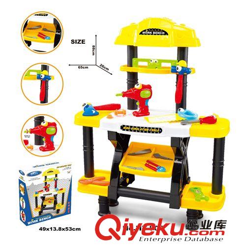 過(guò)家家 小小工程師多功能大號(hào)工具臺(tái) 男孩玩具維修臺(tái)配工具