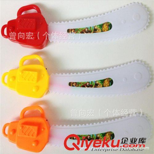 熊出沒玩具 閃光音樂電鋸 兒童玩具 熊出沒電動玩具109 全長46Cm原始圖片3