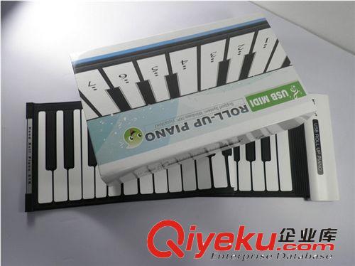 專業版88鍵加厚MIDI手卷鋼琴 連接電腦的軟琴 華強北批發硅膠琴原始圖片2