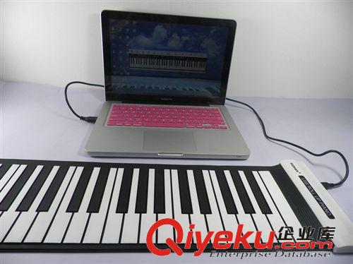 專業版88鍵加厚MIDI手卷鋼琴 連接電腦的軟琴 華強北批發硅膠琴原始圖片3