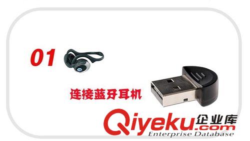 迷你藍牙 USB藍牙 小半圓 藍牙適配器 免驅藍牙原始圖片2