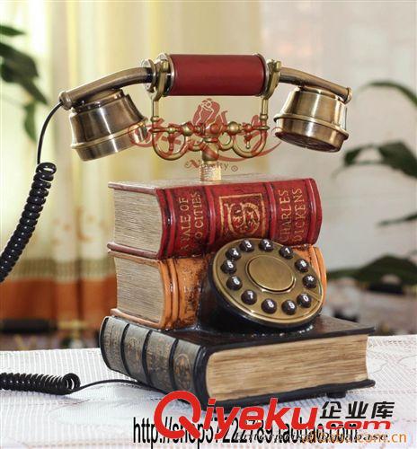 電話機(jī) 電話 仿古電話機(jī) 書本電話機(jī)原始圖片2