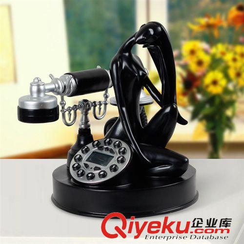 好心藝歐美時(shí)尚創(chuàng)意電話 歐式仿古女郎電話機(jī) 簡(jiǎn)約座機(jī)原始圖片2