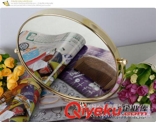 好心藝 婚慶用品 鏡子化妝鏡 歐式美容化妝鏡 3倍放大雙面梳妝鏡原始圖片3