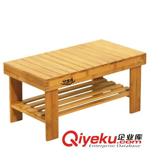 兒童家具廠供應竹木兒童換鞋試鞋凳 竹凳原始圖片2