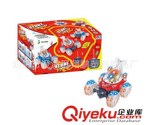 【樂美玩具】伙拼伙拼5006燈光音樂特技搖控車遙控翻斗車玩具批發(fā)原始圖片3