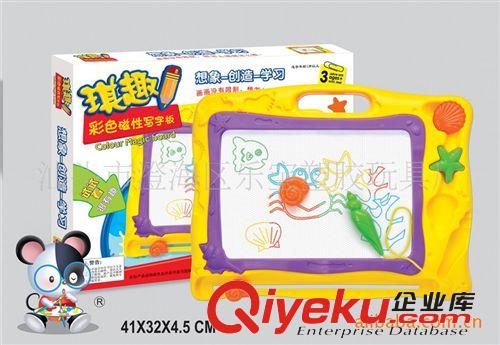 大號(hào)彩色磁性寫(xiě)字板 繪字板 益智繪畫(huà)板 學(xué)習(xí)板琪趣寫(xiě)字板69501原始圖片2