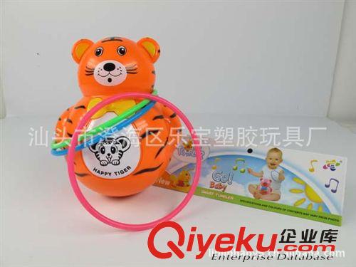 益智玩具 小老虎 音樂燈光不倒翁 卡通不倒翁玩具 電子玩具 03C原始圖片2