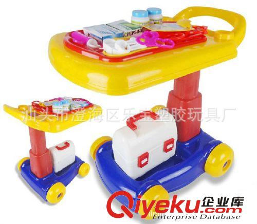 過家家醫(yī)具推車 醫(yī)務(wù)/醫(yī)具箱套裝 兒童學(xué)步車 仿真醫(yī)生玩具98298原始圖片2