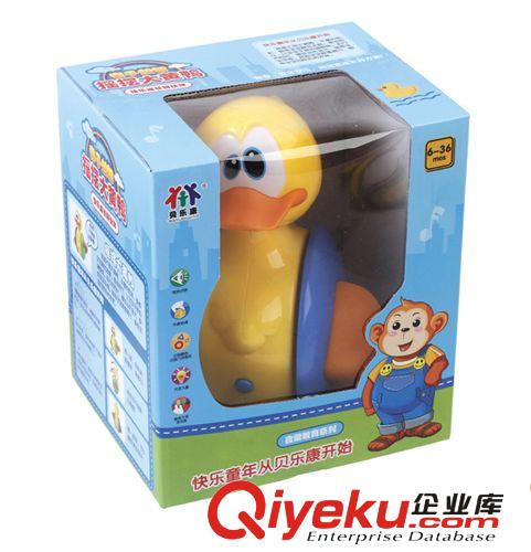 搖擺電大黃鴨 音樂(lè)電動(dòng)益智玩具 滑行前進(jìn) 不倒翁大黃鴨  70855原始圖片2