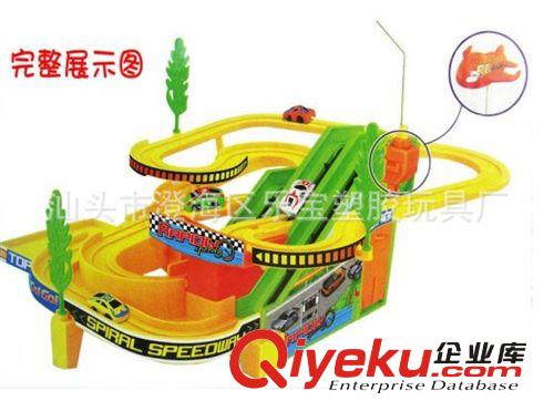 益智極速飚車賽 電動軌道車 卡通小汽車 親子游戲 賽車 71116
