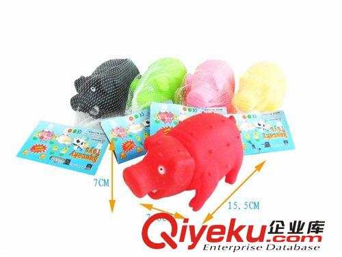 搪膠豬 搪膠系列 豬公仔玩偶 卡通動物 帶刺大豬 洗澡玩具原始圖片3