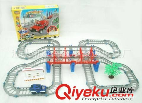 軌道車(chē) 軌道玩具 {zh1}沖刺 帶音樂(lè)及燈光橋批發(fā)原始圖片3