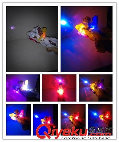 火箭頭3D投影八音槍 電動(dòng)投影槍 電動(dòng)槍 兒童玩具 塑料玩具原始圖片3