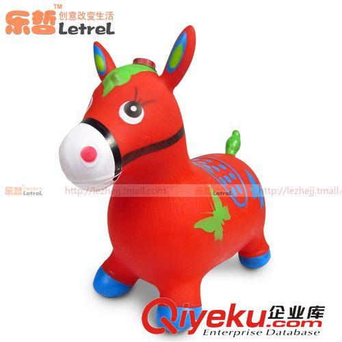 2013新款幼兒園教具 PVC充氣彩色音樂跳跳馬玩具