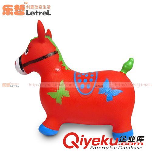 2013新款幼兒園教具 PVC充氣彩色音樂跳跳馬玩具