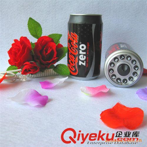 廠家生產(chǎn)=可樂電話機(jī) 易拉罐電話機(jī) 可做印LOGO原始圖片3