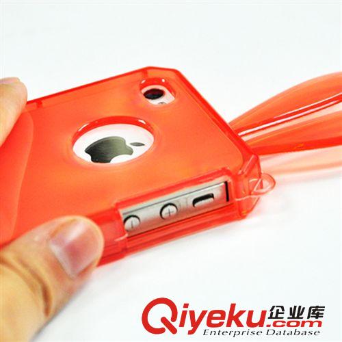 新款iphone4s/5s手機(jī)保護(hù)套殼軟套清水套兔子耳手機(jī)殼工廠直批發(fā)