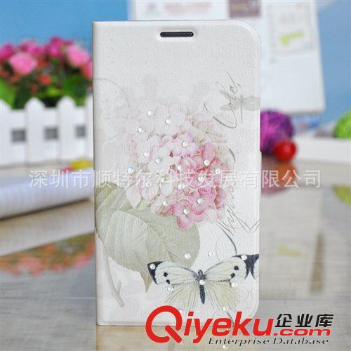 廠家批發(fā)N7100手機彩鉆皮套 Note2時尚卡通鑲鉆手機保護套原始圖片2
