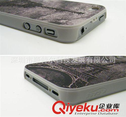 K.CASE廠家批發(fā)iphone4S立體浮雕手機(jī)殼 蘋果4S硬殼保護(hù)套定制原始圖片3
