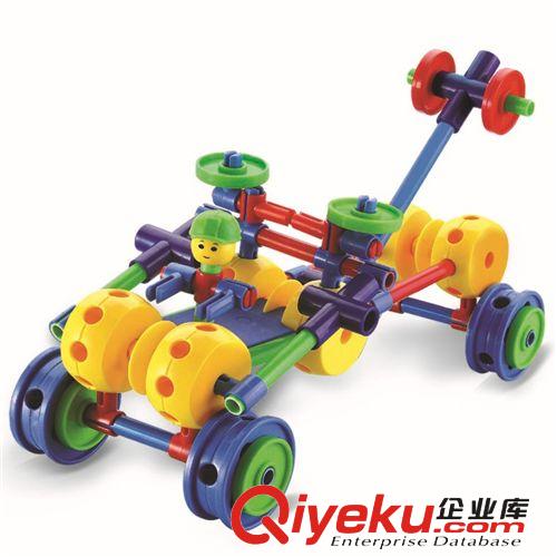 【廠家直銷】智力拼裝賽車系列69PCS 積木 智力拼裝積木原始圖片3