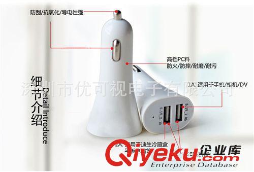 車載充電器套裝 兩件套 商務(wù)禮品 國慶禮品原始圖片2