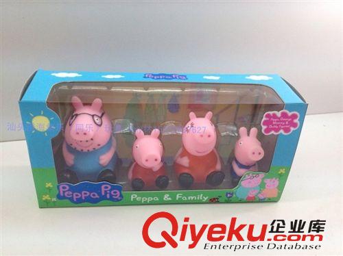 現(xiàn)貨英國(guó)Peppa Pig原單zp粉紅豬小妹 喬治與佩佩豬搪塑玩具公仔原始圖片3