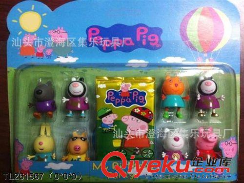 供應(yīng)英國(guó)Peppa Pig 粉紅豬小妹 喬治與佩佩豬搪塑玩具公仔