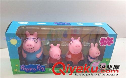 現(xiàn)貨英國Peppa Pig原單zp粉紅豬小妹 喬治與佩佩豬搪塑玩具公仔