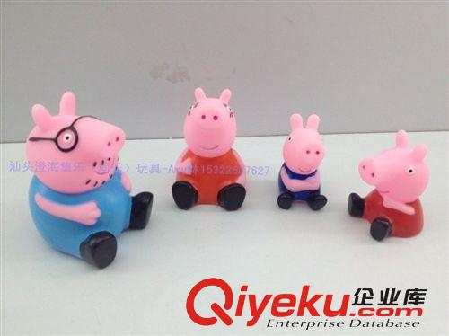 英國(guó)Peppa Pig原單zp粉紅豬小妹 喬治與佩佩豬4只裝 兩只發(fā)光