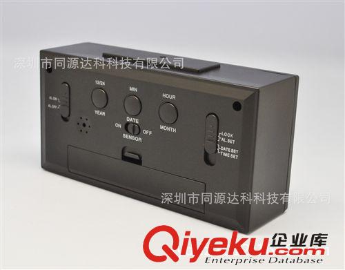 高清大屏幕時尚鬧鐘 聰明鐘 電子夜光鐘LED鬧鐘 懶人鬧鐘原始圖片2