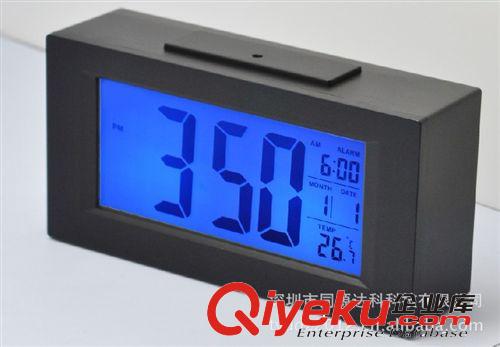 高清大屏幕時尚鬧鐘 聰明鐘 電子夜光鐘LED鬧鐘 懶人鬧鐘原始圖片3