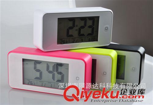觸摸蘋果萬年歷鬧鐘   貪睡聰明鐘   創(chuàng)意電子鬧鐘原始圖片2