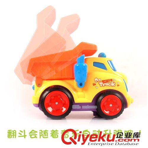 NO.51361   新款電動萬向/燈光/音樂卡通工程車  紅/黃/白3色