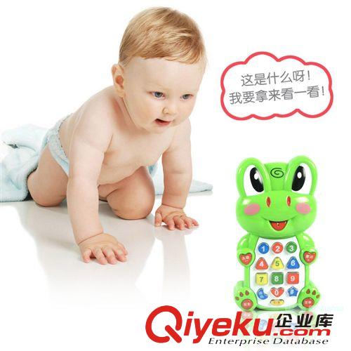NO.51372 多功能嬰幼兒早教啟蒙青蛙手機/KT貓啟蒙故事機手機原始圖片2
