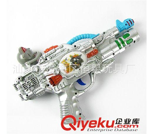 NO.36048 喜羊羊與灰太狼 燈光音樂會說話電動玩具槍/有視頻原始圖片3