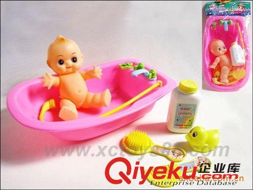 NO.35933  寶寶洗澡玩具 娃娃戲水玩具 大澡盆/梳子/洗澡娃原始圖片3