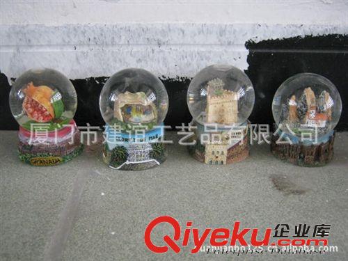 樹脂水球   飄雪花水球   圣誕節水球原始圖片2